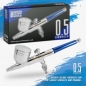 Preview: Double action Airbrush mit 0.5 mm Bedüsung